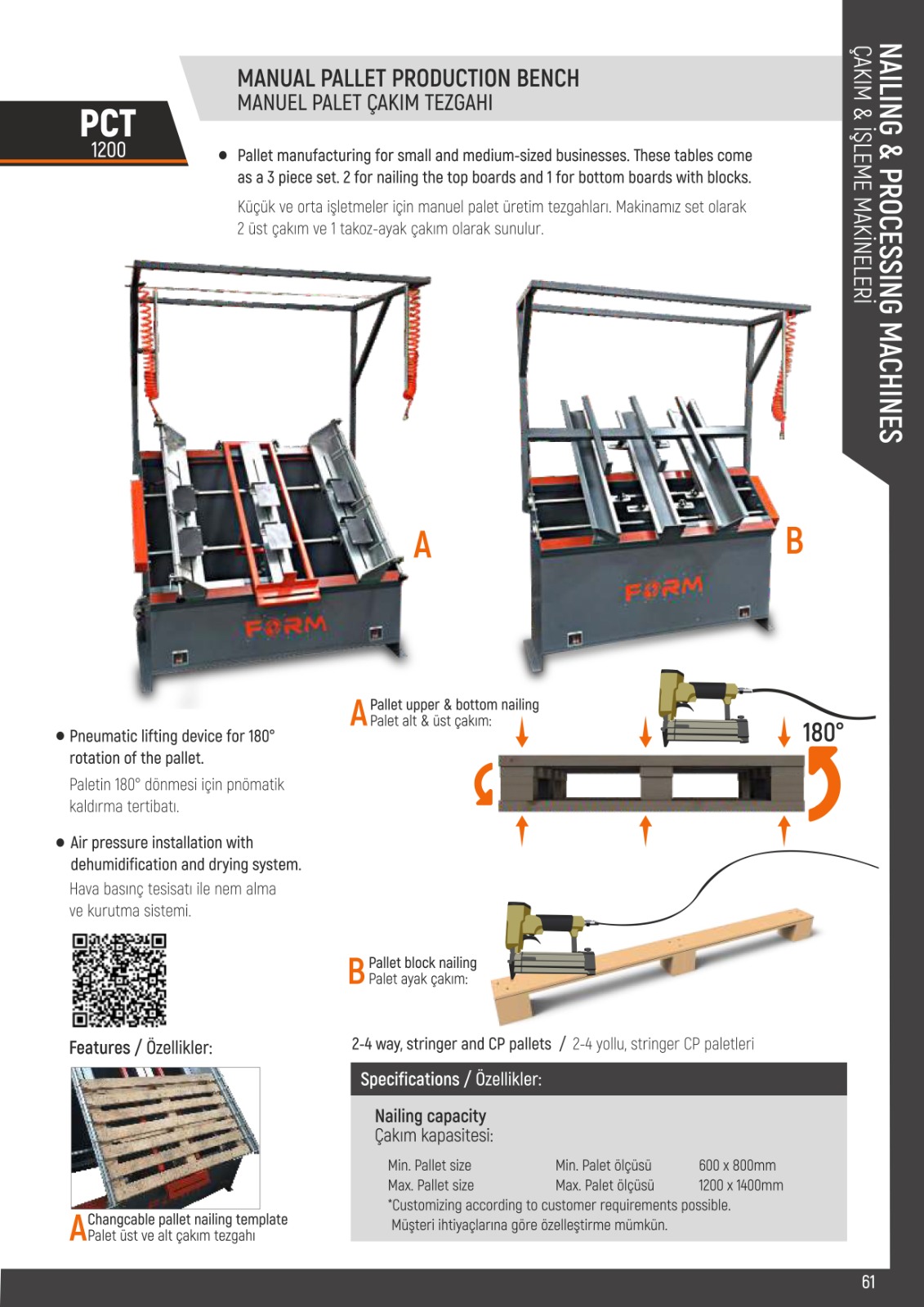 Pallet Repair Tables