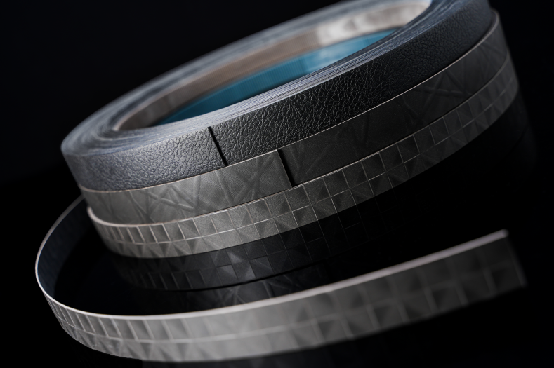 Deep embossing edge band