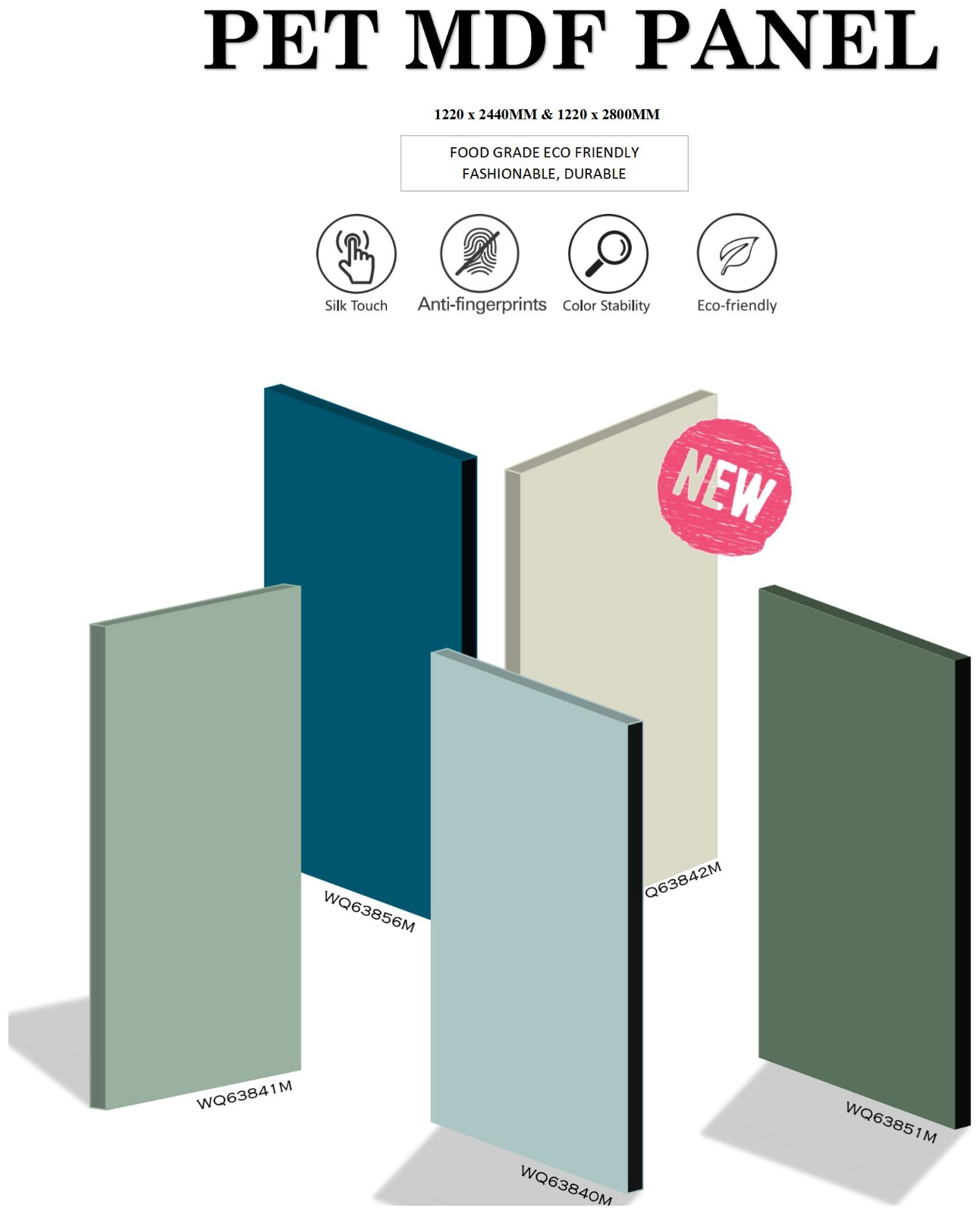 PET MDF PANEL