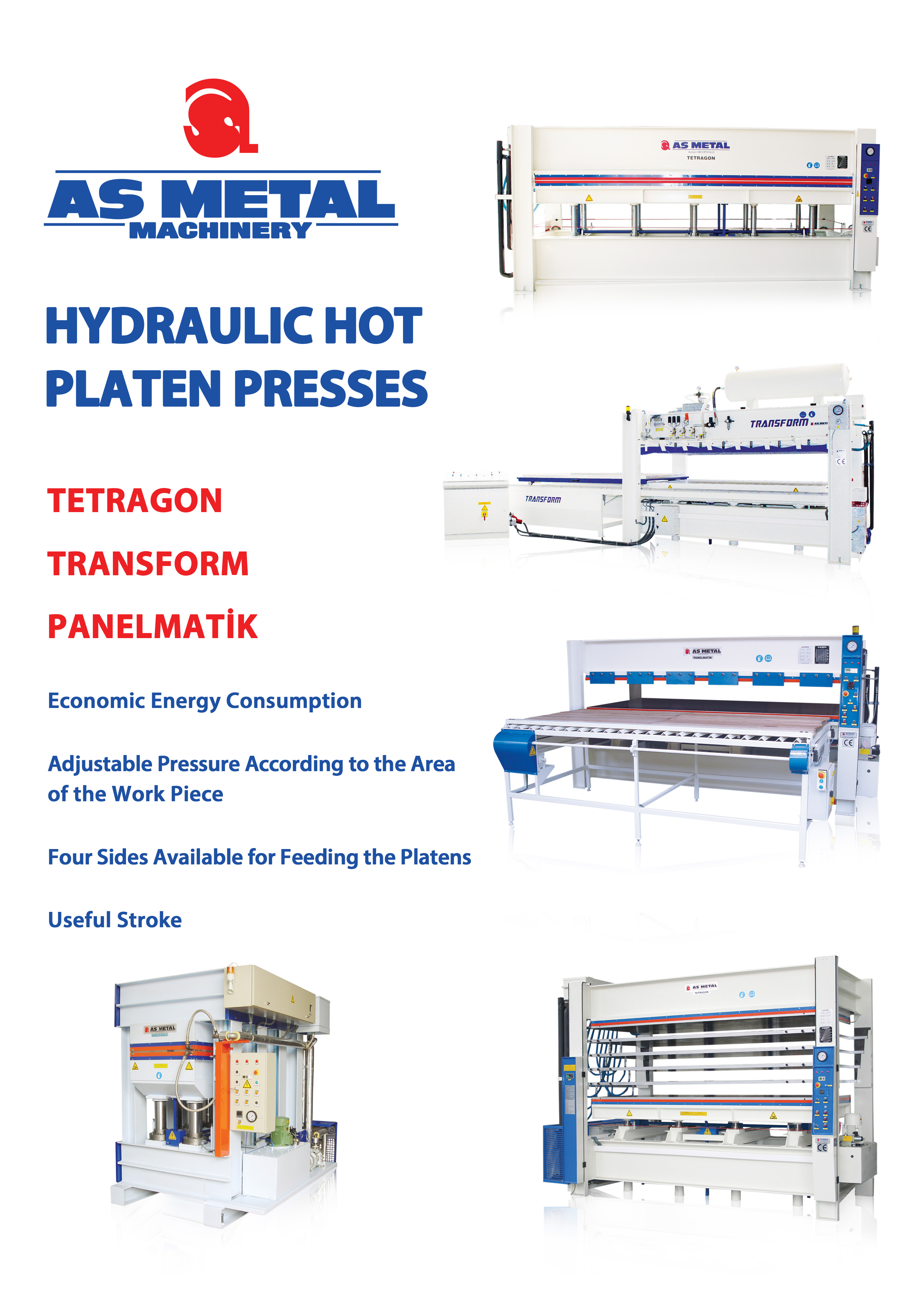 HYDRAULIC HOT PLATEN PERSSES