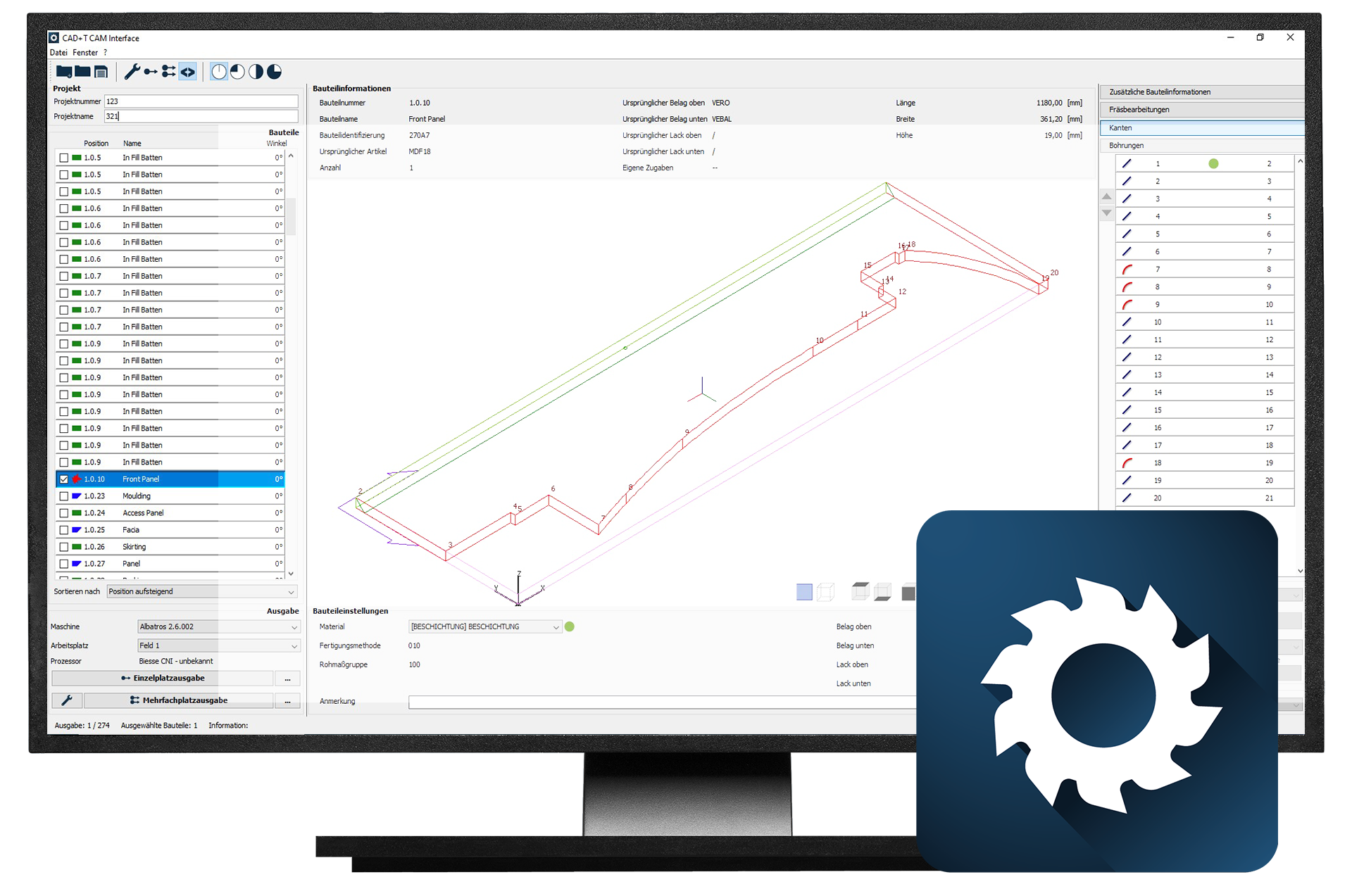 CAD+T CNC