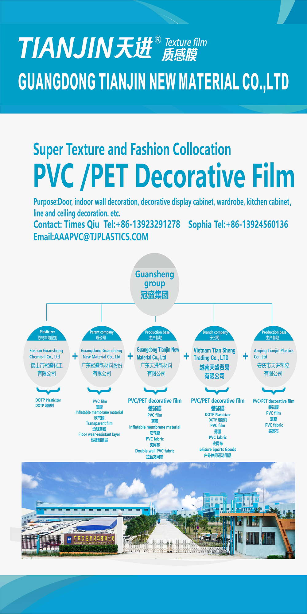 PVC/PET Decorative Film