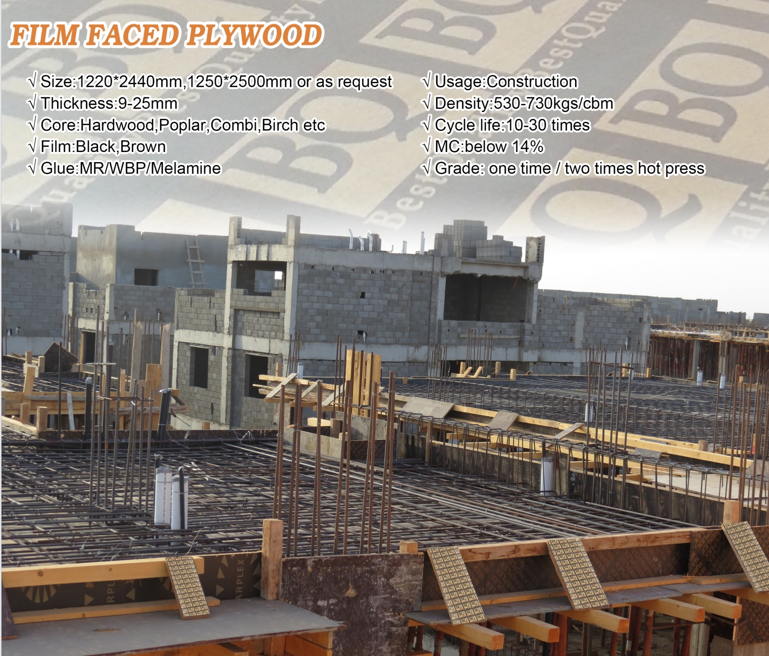 FILM FACED PLYWOOD
