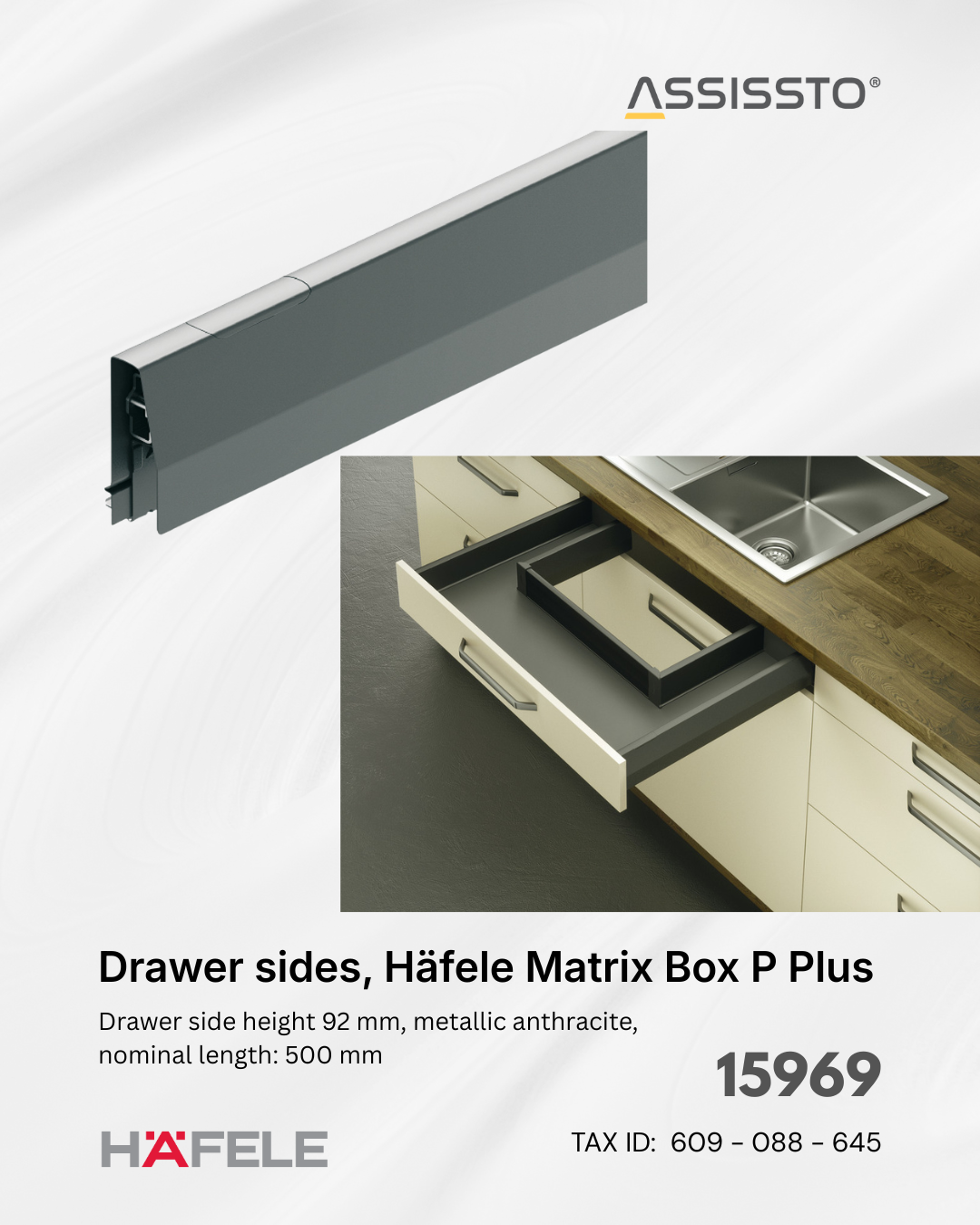 Drawer Sides- Matrix Box P Plus