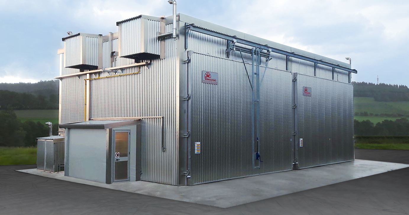 Turn Key Drying Kilns with Gas Burner or fully Electric heated