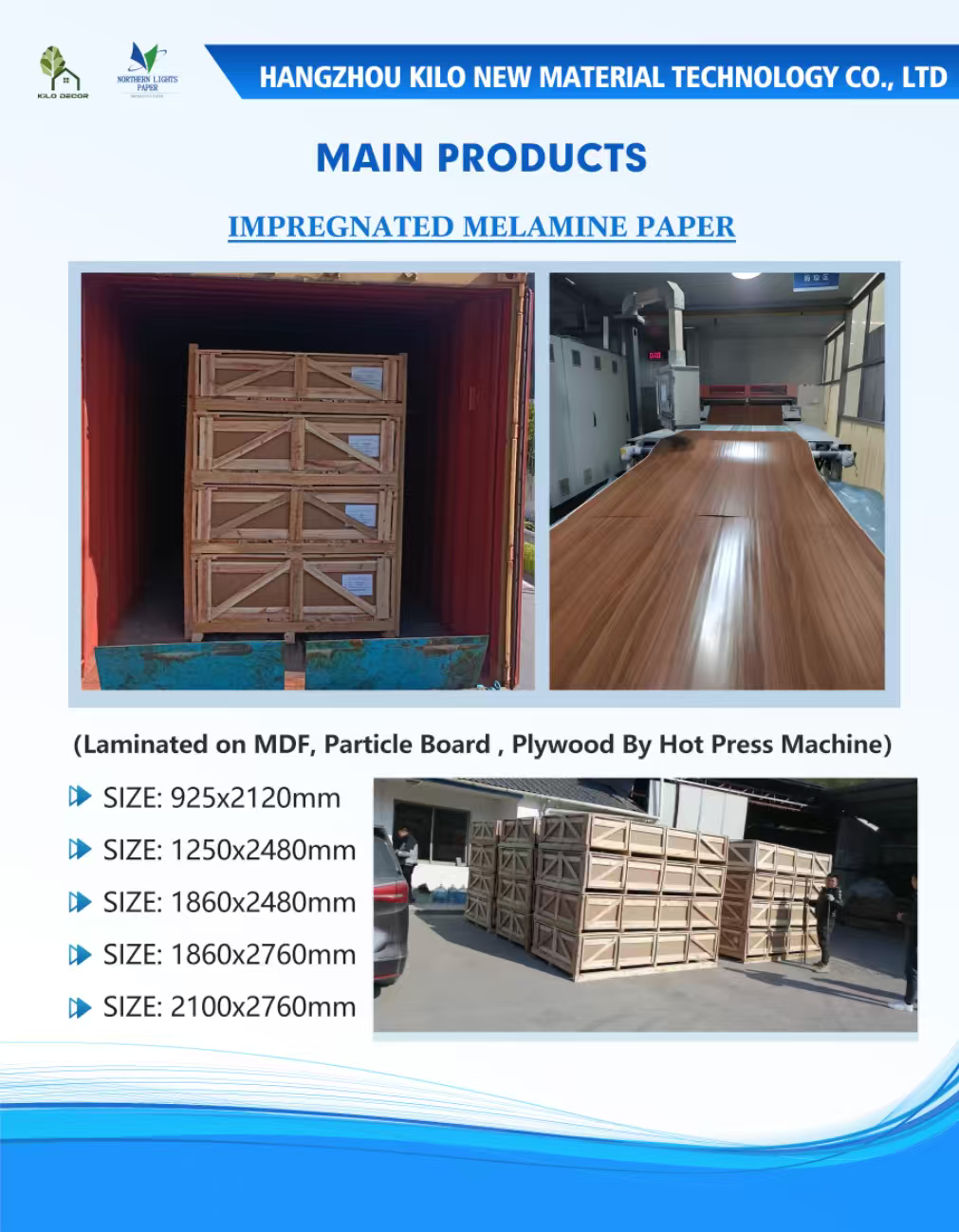 Impregnated Melamine Paper
